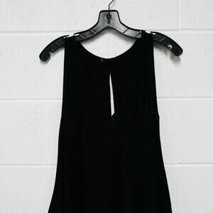 Rachel Zoe Women's XS‎ Black Dress Baggie Lagan Look Long Maxi Sleeveless